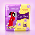 EziPants Ultra Absorbent Sanitary Pants (Large) | 12-Hour Leak Protection | Pack of 10