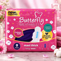 Butterfly Maxi Thick Cottony Long Sanitary Pads – 9 Pads