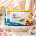 Care Baby Wet Wipes – 80 Sheets | Soft, Gentle & Moisturizing Baby Wipes