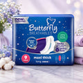 Butterfly Maxi Thick Long Sanitary Pads – 9 Pads | Soft Comfort & Heavy Flow Protection